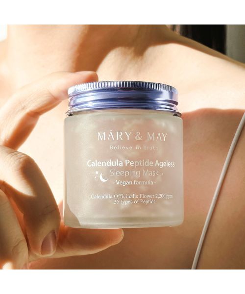 Mary&May: Calendula Peptide Ageless Sleeping Mask - 110gm
