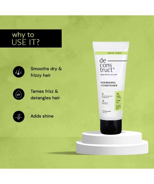 Deconstruct Skincare: Nourishing Conditioner 1% Keratin Complex + 0.1% Biotin+ 0.5% Murumuru Butter - 200ml