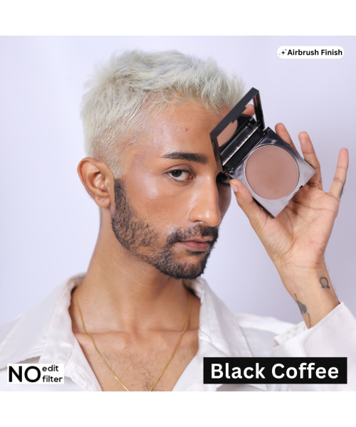 Wearified: Soft Focus Buildable Definition Airbrush Powder - Black Coffee