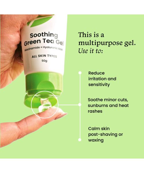 Foxtale: Soothing Green Tea Gel - 50gm