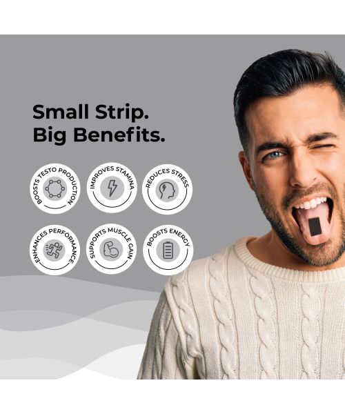 Wellbeing Nutrition: Melts Testo Power - 30 oral strips