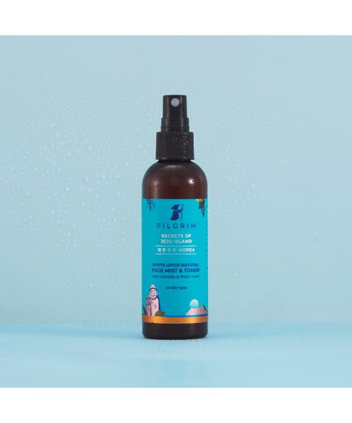 Pilgrim: White Lotus Natural Face Mist & Toner with Camellia & Witch Hazel - 100ml