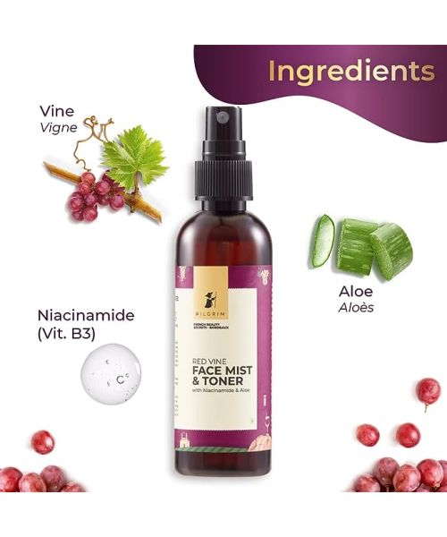 Pilgrim: Alcohol Free Red Vine Face Toner - 100ml