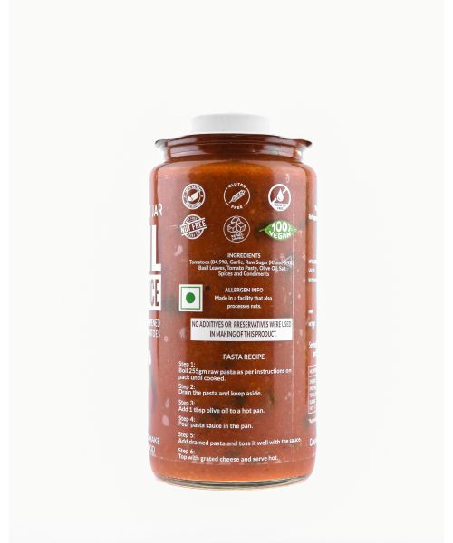The Gourmet Jar: Basil Pasta Sauce - 390gm