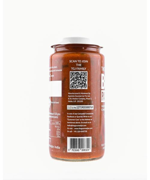 The Gourmet Jar: Basil Pasta Sauce - 390gm