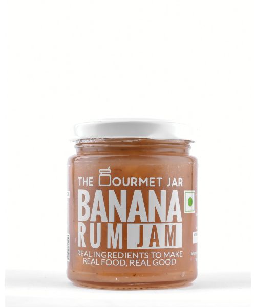The Gourmet Jar: Banana Rum Jam - 230gm