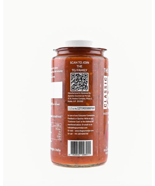 The Gourmet Jar: Classic Pizza Sauce - 390gm