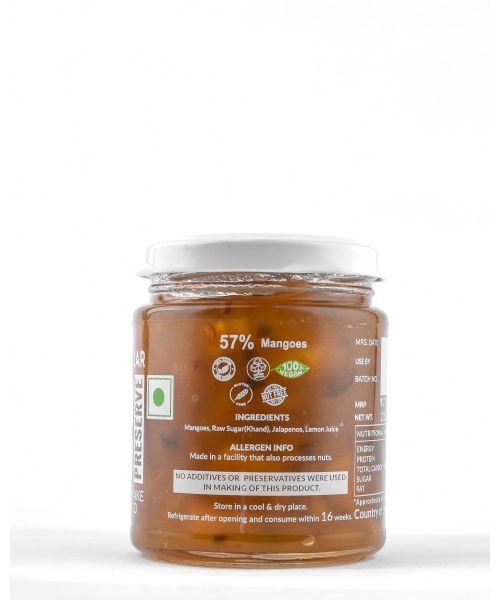 The Gourmet Jar: Mango Jalapeno Preserve - 230gm