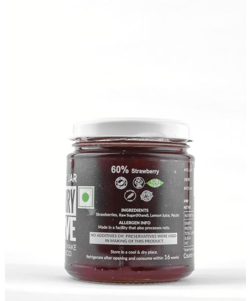 The Gourmet Jar: Strawberry Preserve - 230gm