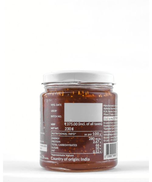 The Gourmet Jar: Fig Almond Conserve - 230gm