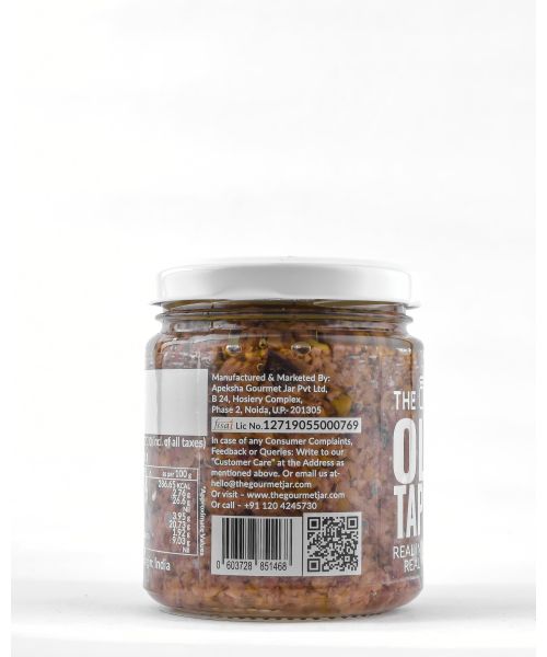 The Gourmet Jar: Olive Tapenade (with Kalamata Olives) - 180gm