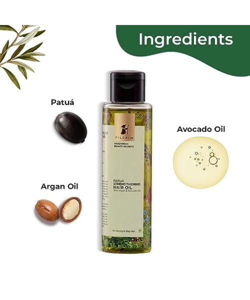 Pilgrim: Amazonian Patuá Strengthening Hair Oil - 115ml