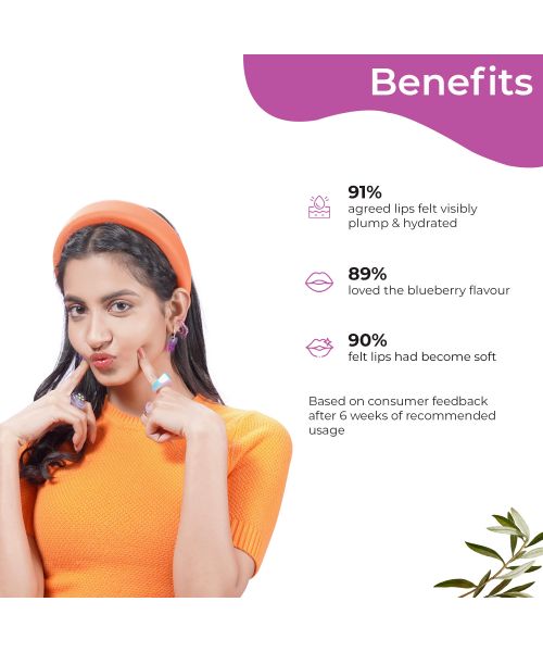 Pilgrim: Squalane Lip Serum - Blueberry with Roll-On - 6ml