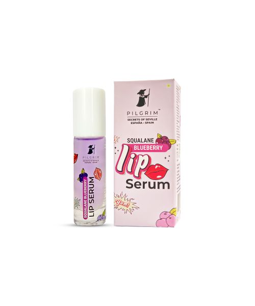 Pilgrim: Squalane Lip Serum - Blueberry with Roll-On - 6ml