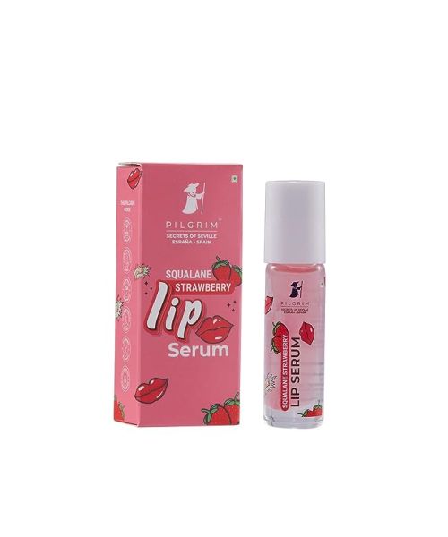Pilgrim: Squalane Lip Serum - Strawberry with Roll-On - 6ml