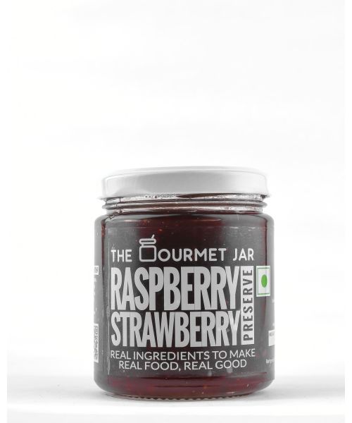The Gourmet Jar: Raspberry Strawberry Preserve - 230gm