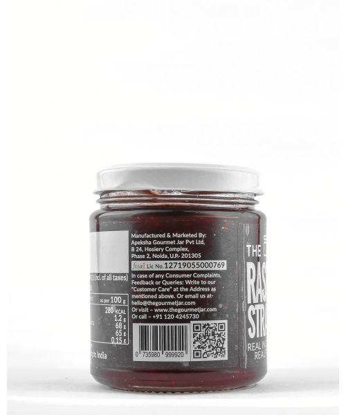The Gourmet Jar: Raspberry Strawberry Preserve - 230gm