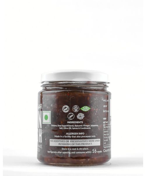 The Gourmet Jar: Spicy Onion Relish - 210gm