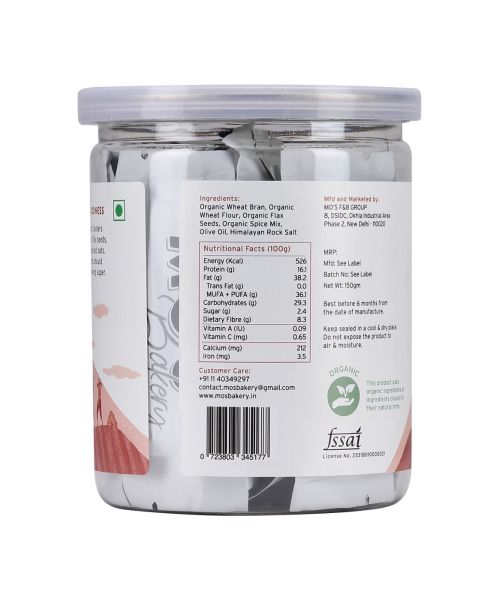 MOS Bakery: Flax Seed Crunch - 150g