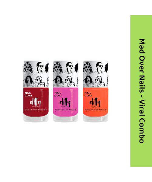 Elitty Beauty: Mad Over Nails (Bad Breakup, Juicy Gossip,Secret Crush) - Viral Combo