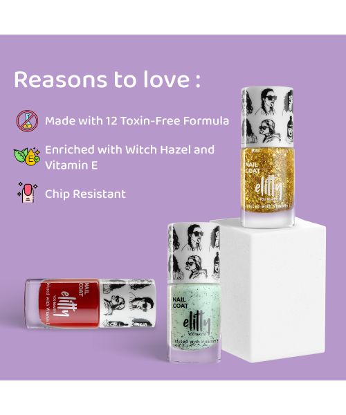 Elitty Beauty: Mad Over Nails (Bad Breakup, Juicy Gossip,Secret Crush) - Viral Combo