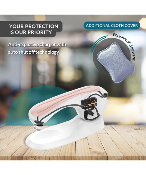 Caresmith: Eon Premium Electric Hot Water Bag - Pearl Pink