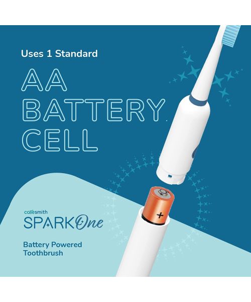 Caresmith: Spark One Electric Battery Toothbrush - White