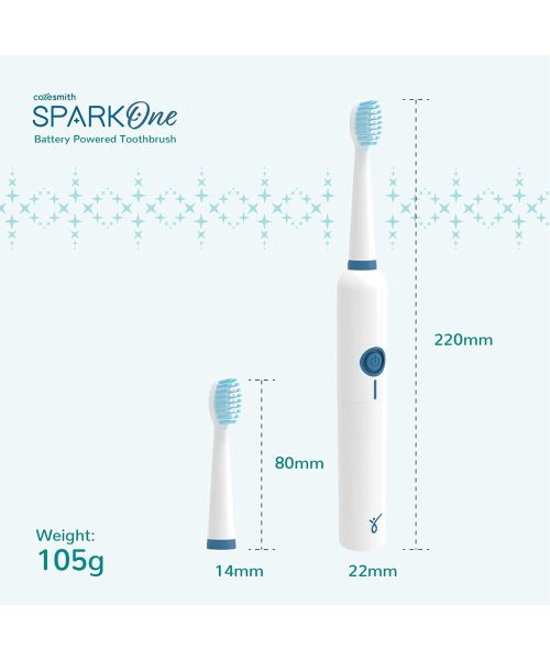 Caresmith: Spark One Electric Battery Toothbrush - White