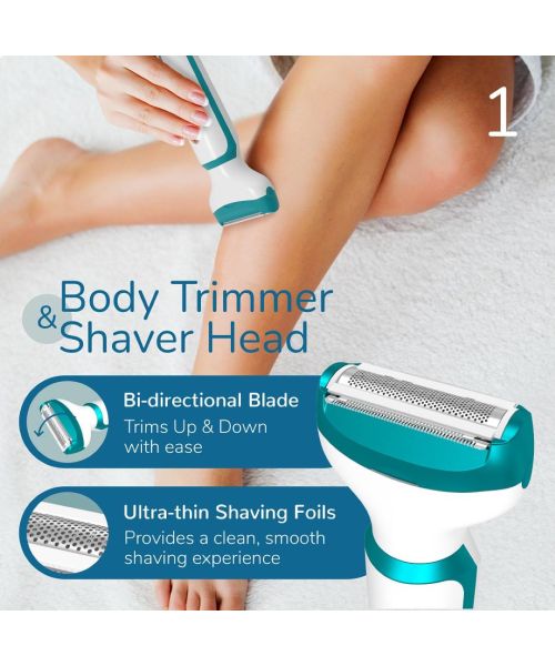 Caresmith: Bloom Face & Body Hair Trimmer For Women