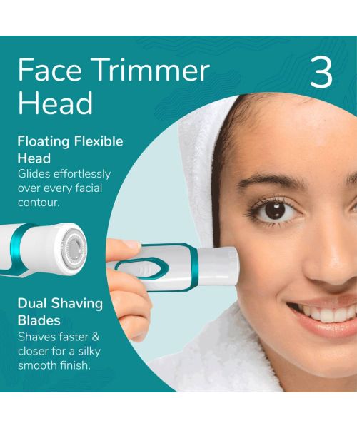 Caresmith: Bloom Face & Body Hair Trimmer For Women