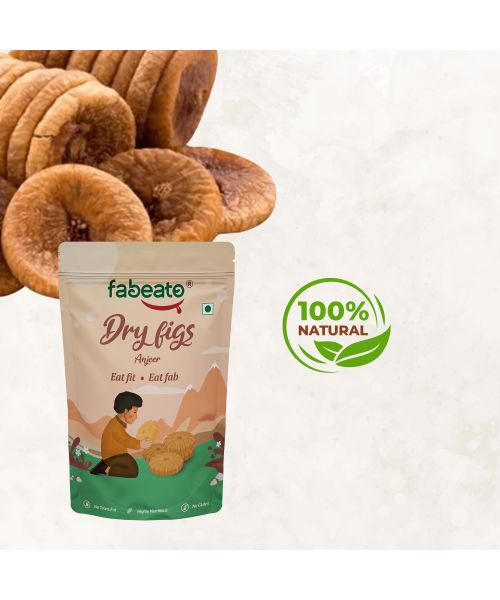 Fabeato: Special Offer -Natural Premium Dried Afghani Anjeer/Fig - 250gm