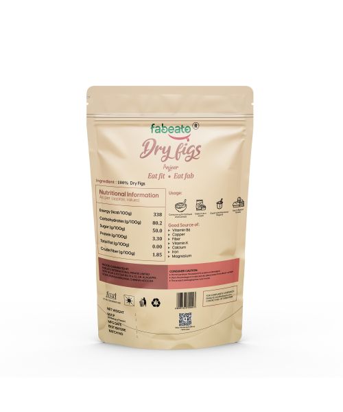 Fabeato: Special Offer -Natural Premium Dried Afghani Anjeer/Fig - 250gm