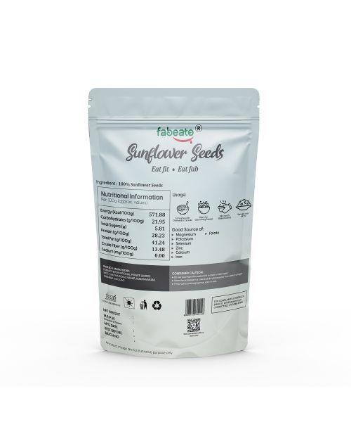 Fabeato: Natural Raw Premium Sunflower Seeds - 250gm