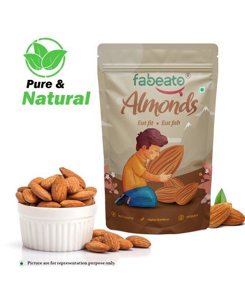 Fabeato: Natural Premium California Almonds - 500gm