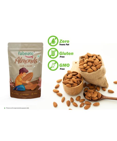 Fabeato: Natural Premium California Almonds - 1kg