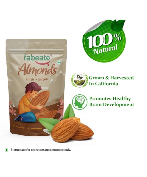 Fabeato: Natural Premium California Almonds - 1kg