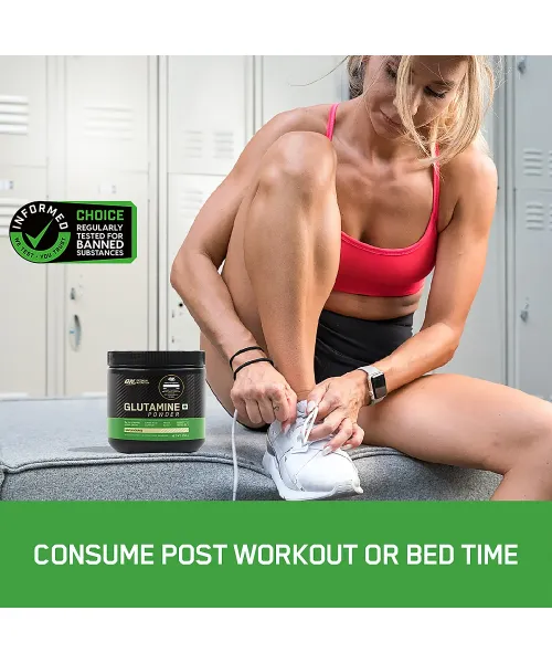 Optimum Nutrition: Glutamine Powder - 250gm - Unflavored