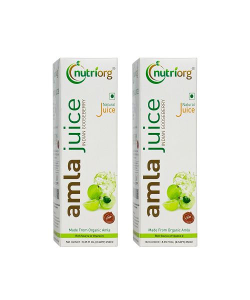 Nutriorg: Amla Juice - 250 ml ( Pack of 2)
