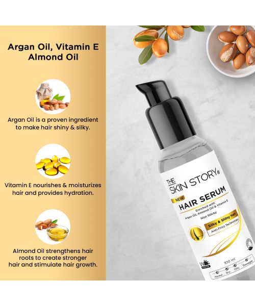 The Skin Story: Hair Serum - Non Sticky - UV Protection - 100 ml