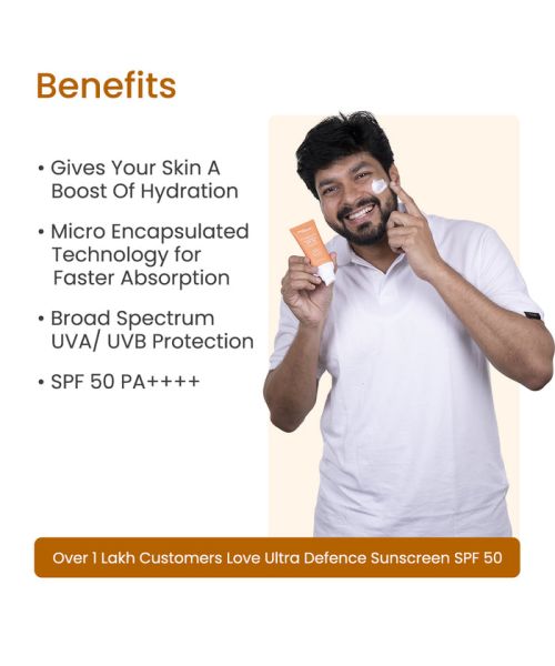Earth Rhythm: Ultra Defence Sunscreen SPF 50 Mini- 30ml