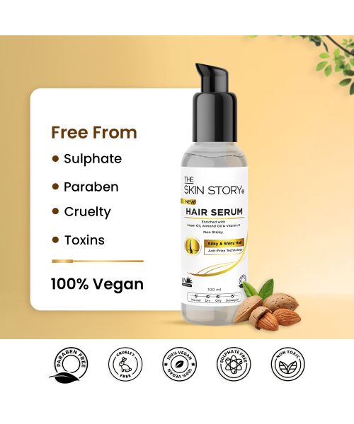 The Skin Story: Hair Serum - Non Sticky - UV Protection - 100 ml