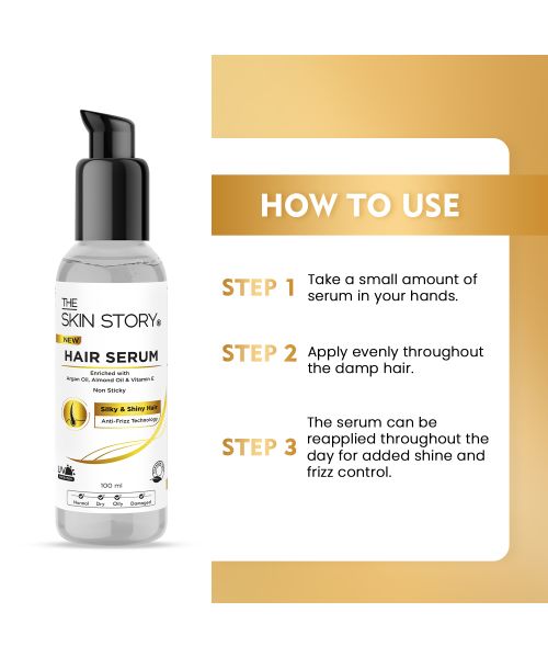 The Skin Story: Hair Serum - Non Sticky - UV Protection - 100 ml