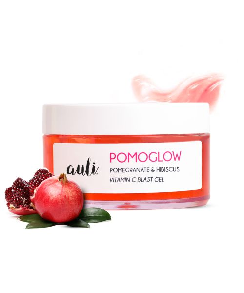 AULI: Pomoglow Pomegranate and Vitamin C Blast Gel - 50gm