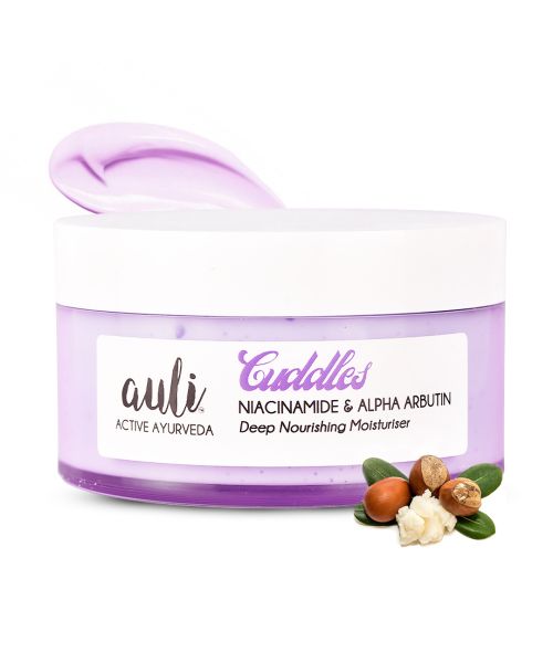 AULI: Cuddles Alpha Arbutin and Niacinamide Facial Moisturiser - 120gm