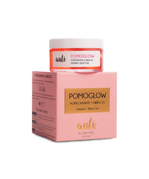 AULI: Pomoglow Pomegranate and Vitamin C Blast Gel - 50gm