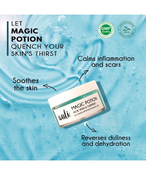 AULI: Aloe Vera and Turmeric Gel - 60gm