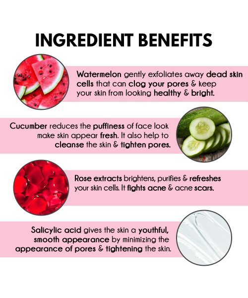 AULI: Pore Minimising Watermelon and Cucumber Toner - 100ml