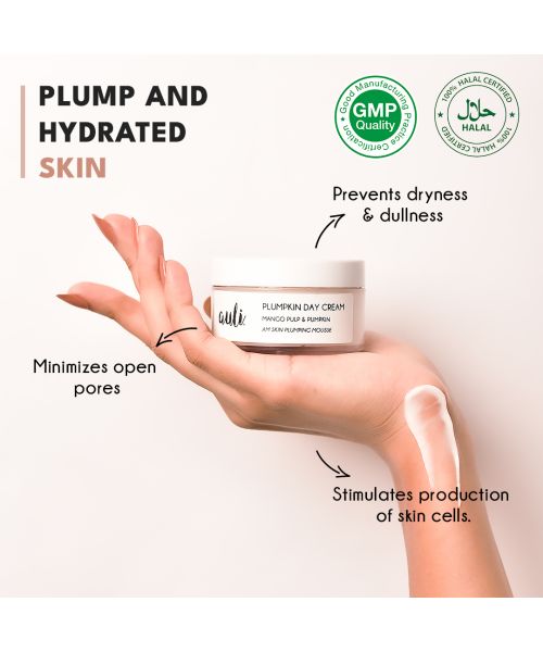 AULI: Plumpkin Mango Pulp and Avocado Oil induced facial moisturiser - 50gm