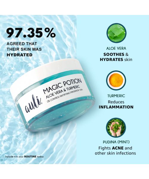 AULI: Aloe Vera and Turmeric Gel - 60gm