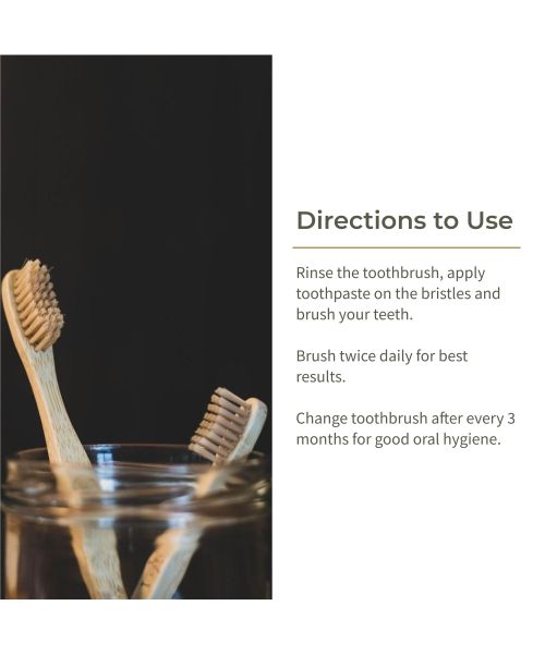 Ecotyl: Bamboo Tooth Brush | Ultra Soft Bristles | Thorough Cleaning | Set of 4